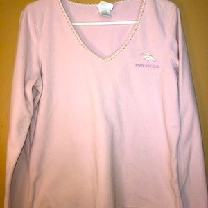 Soft fleece pink Denver Broncos sweatshirt